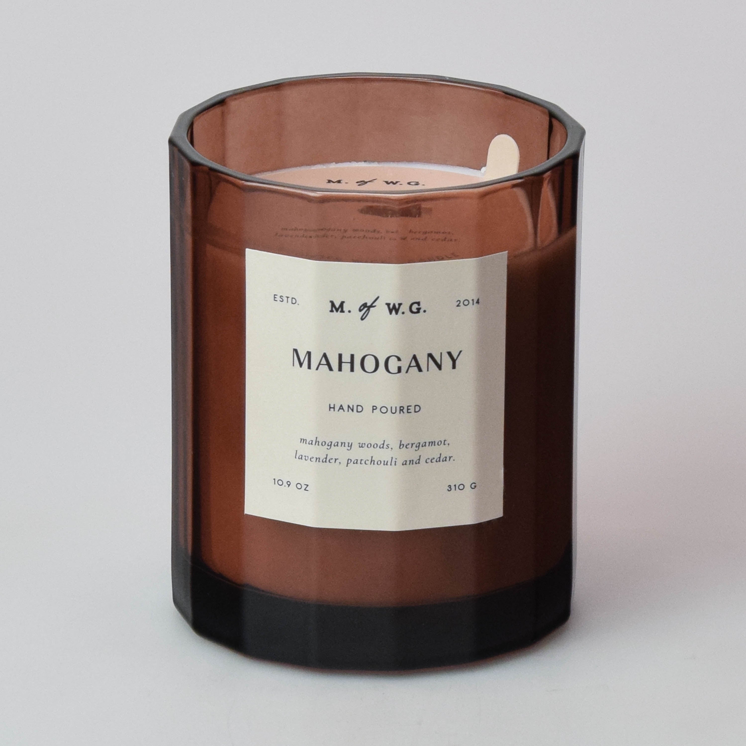 m of wg tobacco candle Mahogany