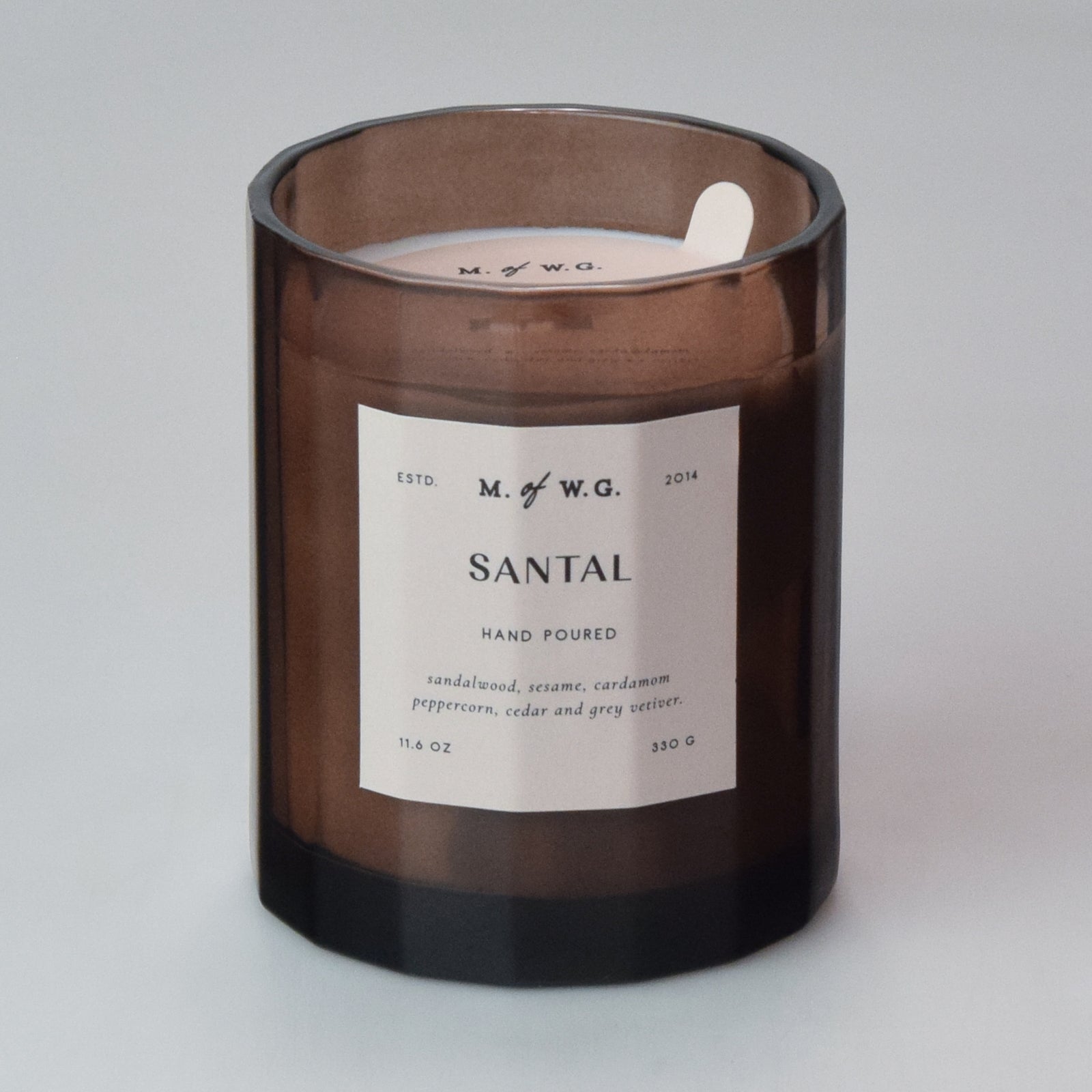 Santal scented candle 190g フランス製 Santal scented candle 190g フランス製 Santal scented candle