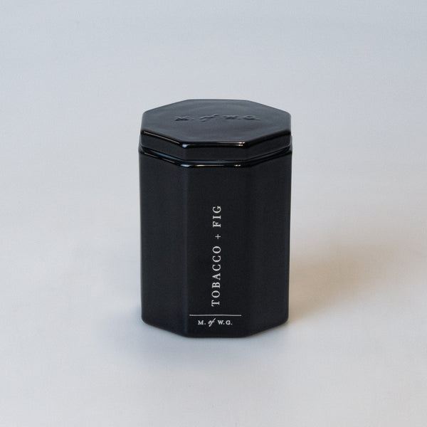 tobacco and fig candle Tobacco + Fig