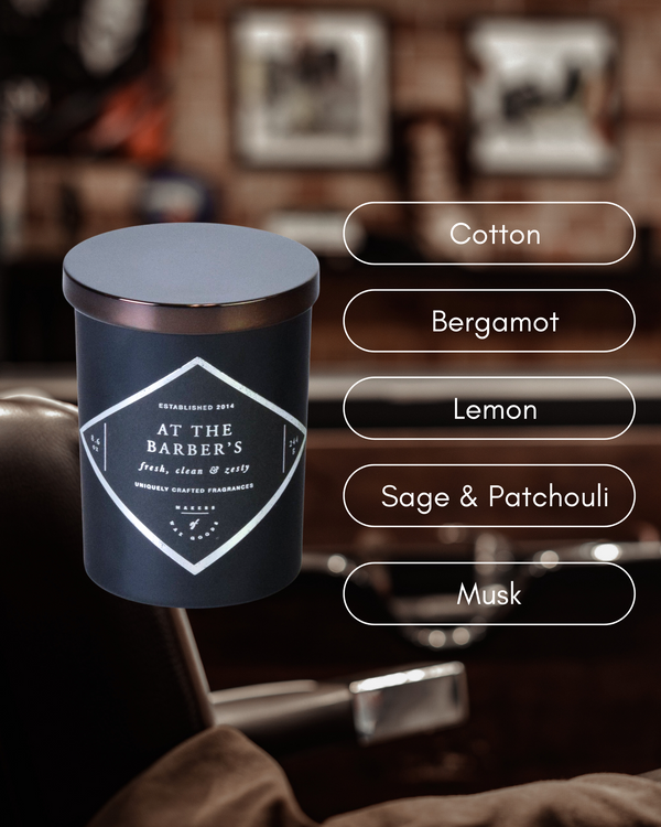 At The Barber's Candle Single Wick