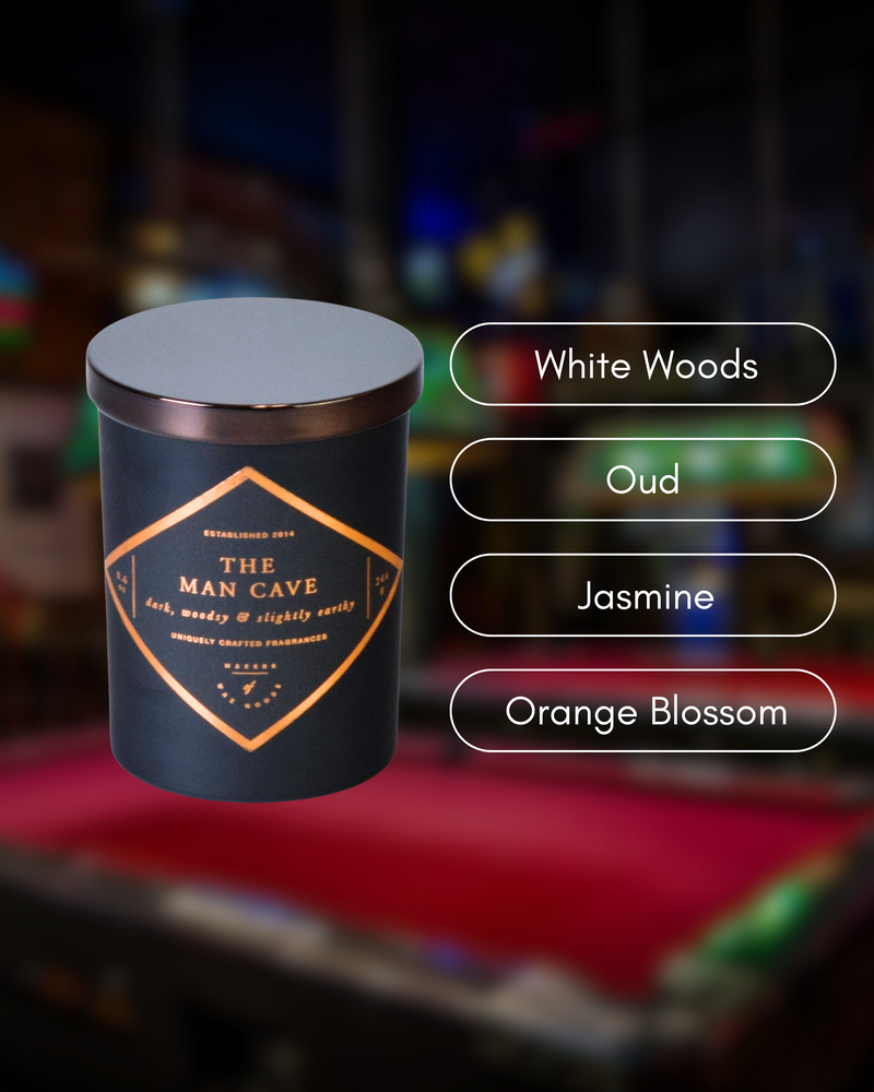The Man Cave Candle Single Wick