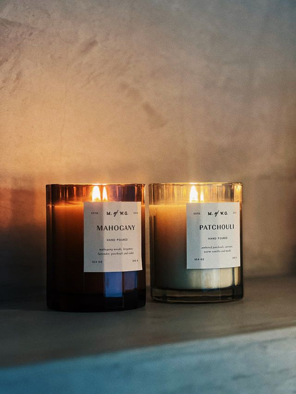 Mahogany Wooden Wick Candle