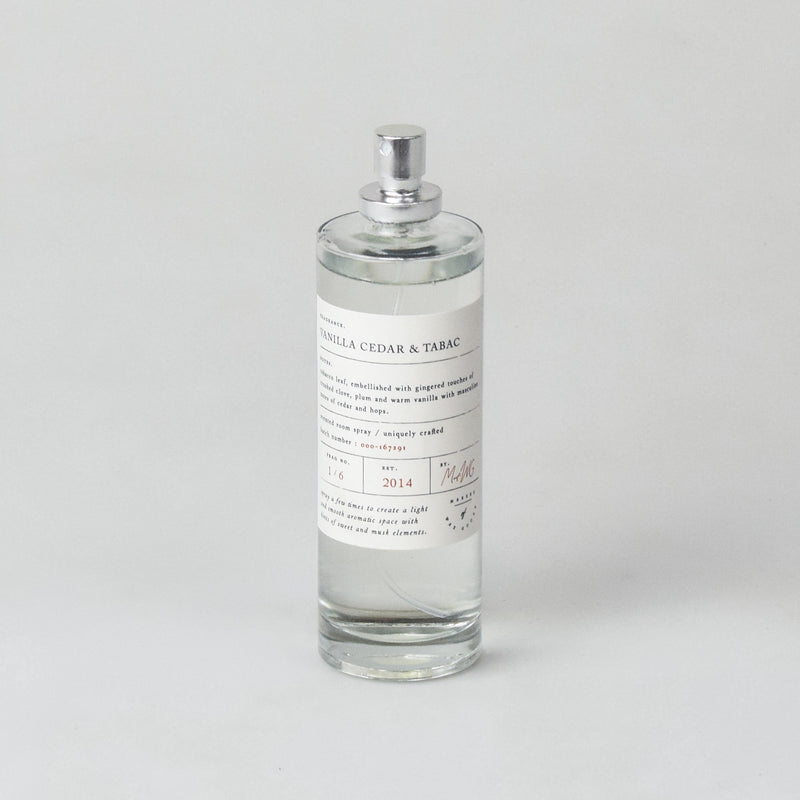 Vanilla Cedar & Tabac | Room Spray